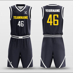 Cikers Sports Basketball Uniforms Nuggets Black - Customized Basketball Jersey Design for Team