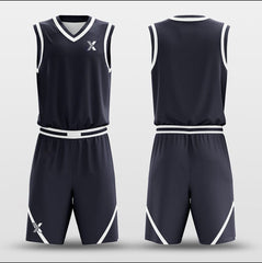 Cikers Sports Basketball Uniforms Nuggets Black - Customized Basketball Jersey Design for Team
