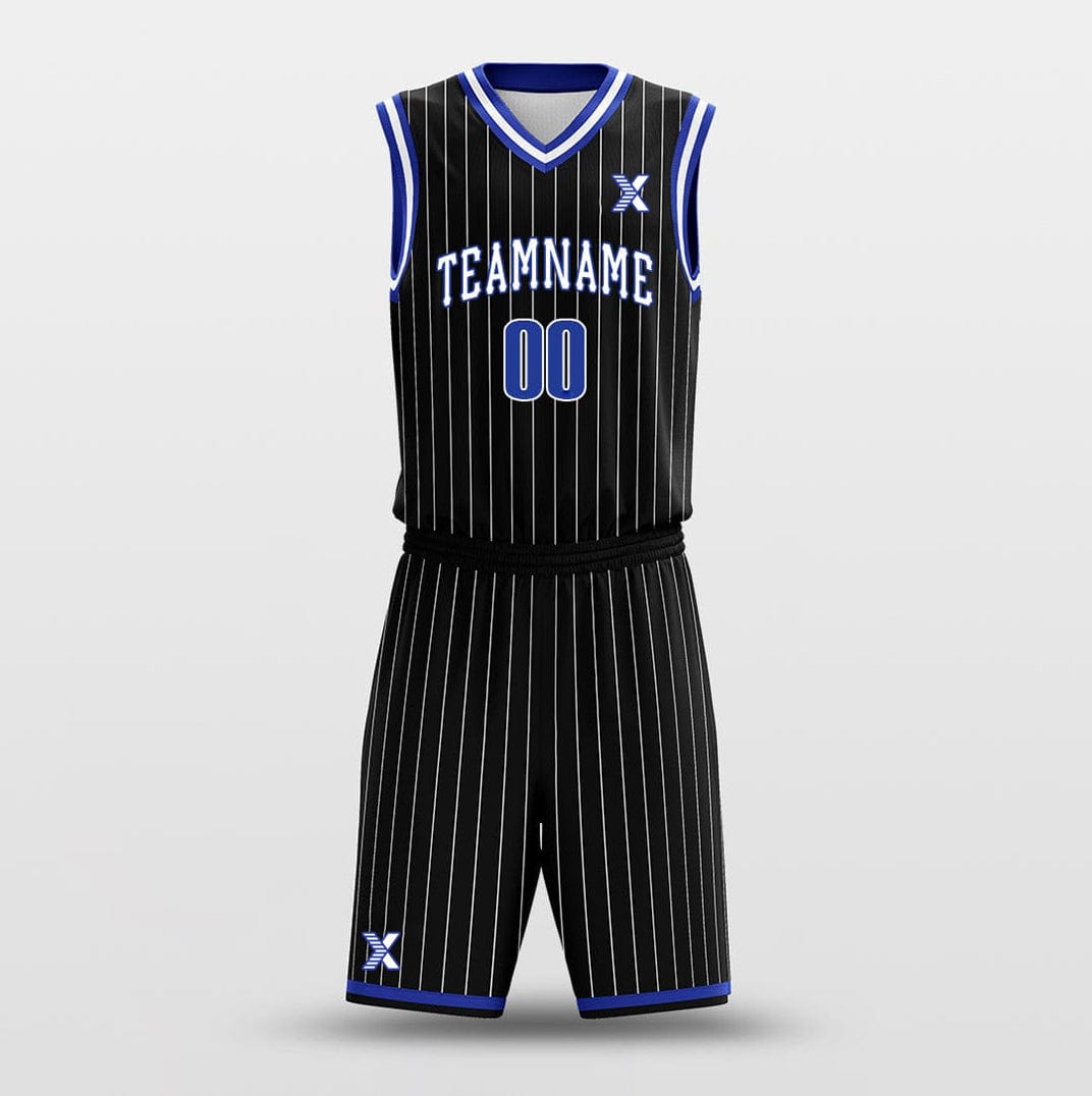Cikers Sports Basketball Uniforms Ocean Black - Customized Basketball Jersey Design for Team