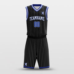 Cikers Sports Basketball Uniforms Ocean Black - Customized Basketball Jersey Design for Team