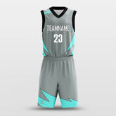 Cikers Sports Basketball Uniforms Ocean Wave - Customized Basketball Jersey Set Sublimated BK160631S