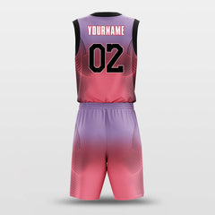 Cikers Sports Basketball Uniforms Opera powder - Customized Basketball Jersey Set Sublimated