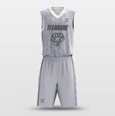 Cikers Sports Basketball Uniforms Overcast Sky - Customized Basketball Jersey Design Print