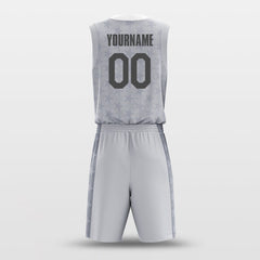 Cikers Sports Basketball Uniforms Overcast Sky - Customized Basketball Jersey Design Print