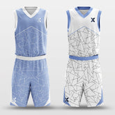 Cikers Sports Basketball Uniforms Paper Airplane - Customized Reversible Basketball Jersey Set Design