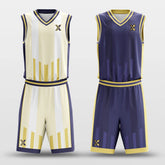 Cikers Sports Basketball Uniforms Podium - Customized Reversible Basketball Jersey Set Design BK260108S