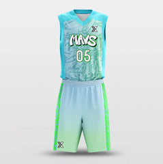 Cikers Sports Basketball Uniforms Popping Candy - Customized Sublimated Basketball Jersey Set