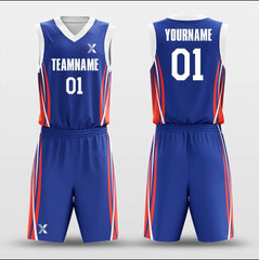 Cikers Sports Basketball Uniforms Pulse - Customized Basketball Jersey Set Sublimated BK160632S