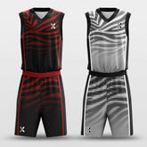 Cikers Sports Basketball Uniforms Refinement- Custom Reversible Basketball Jersey Set Sublimated