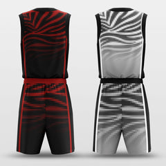Cikers Sports Basketball Uniforms Refinement- Custom Reversible Basketball Jersey Set Sublimated
