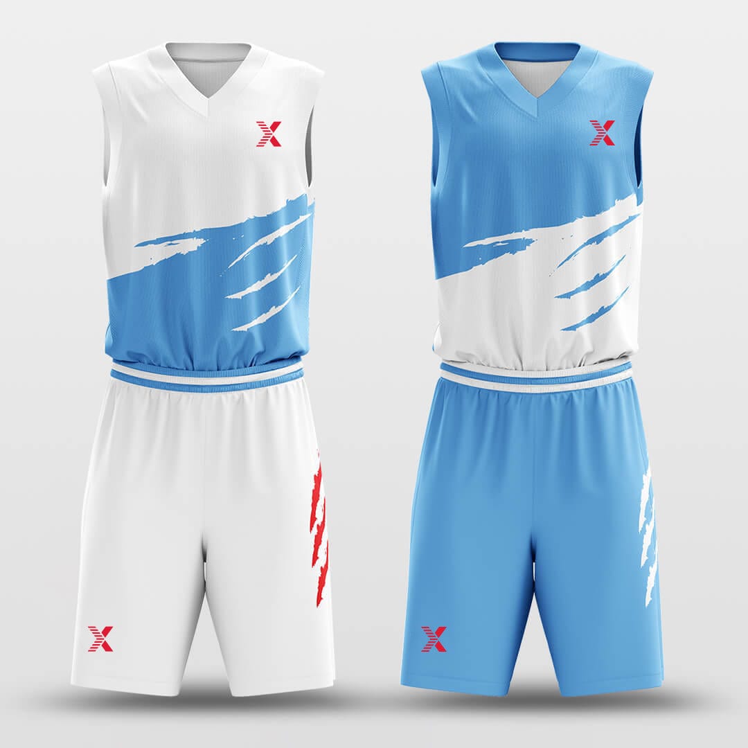 Cikers Sports Basketball Uniforms Scratch- Custom Reversible Basketball Jersey Set Sublimated