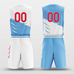 Cikers Sports Basketball Uniforms Scratch- Custom Reversible Basketball Jersey Set Sublimated