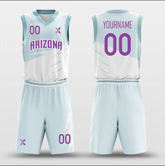 Cikers Sports Basketball Uniforms Scratch - Customized Basketball Jersey Set Sublimated