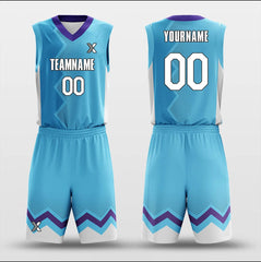 Cikers Sports Basketball Uniforms Screw Thread - Customized Basketball Jersey Set Design BK160619S