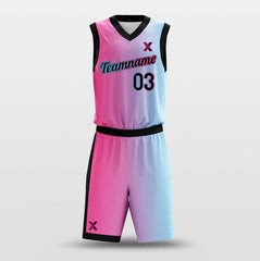Cikers Sports Basketball Uniforms Setting Sun - Customized Basketball Jersey Design