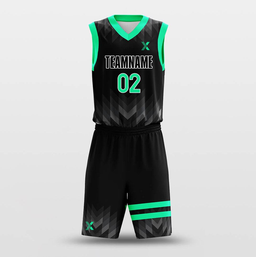 Cikers Sports Basketball Uniforms Shadow - Customized Basketball Jersey Set Design