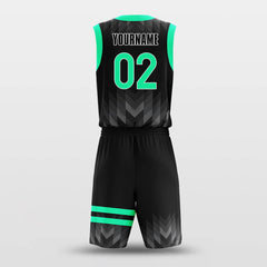 Cikers Sports Basketball Uniforms Shadow - Customized Basketball Jersey Set Design