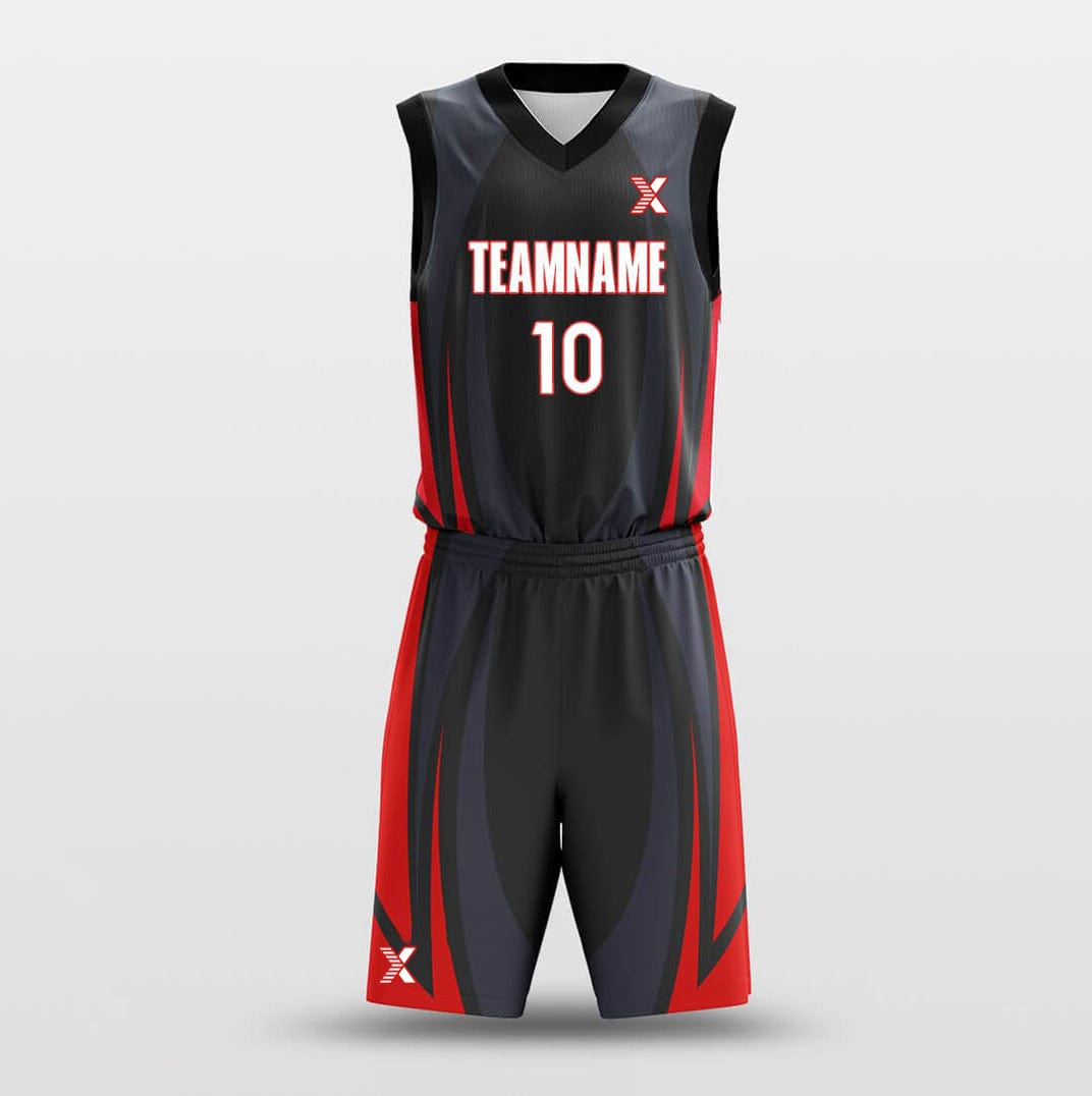 Cikers Sports Basketball Uniforms Shadow - Customized Basketball Jersey Set Design BK160620S