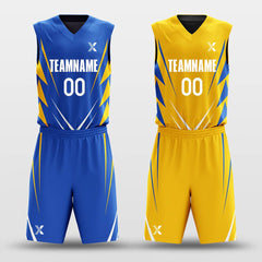 Cikers Sports Basketball Uniforms Sharp - Custom Reversible Basketball Jersey Set Sublimated BK260613S