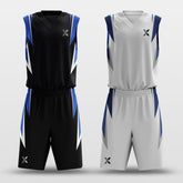 Cikers Sports Basketball Uniforms Shield - Customized Reversible Sublimated Basketball Uniforms