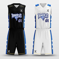 Cikers Sports Basketball Uniforms Star - Custom Reversible Basketball Jersey Set Sublimated BK260605S