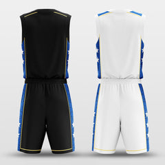 Cikers Sports Basketball Uniforms Star - Custom Reversible Basketball Jersey Set Sublimated BK260605S