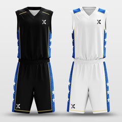 Cikers Sports Basketball Uniforms Star - Custom Reversible Basketball Jersey Set Sublimated BK260605S