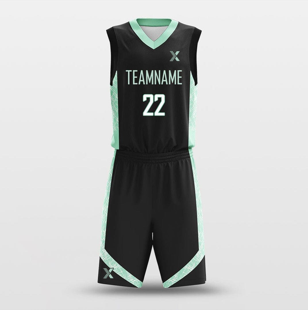 Cikers Sports Basketball Uniforms Straw Braid - Customized Basketball Jersey Design Split