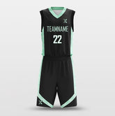 Cikers Sports Basketball Uniforms Straw Braid - Customized Basketball Jersey Design Split