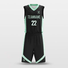 Cikers Sports Basketball Uniforms Straw Braid - Customized Basketball Jersey Design Split