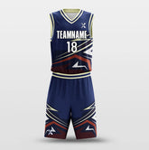 Cikers Sports Basketball Uniforms Strike - Customized Basketball Jersey Set Sublimated BK160112S