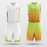 Cikers Sports Basketball Uniforms Sunset - Custom Reversible Sublimated Basketball Jersey Set