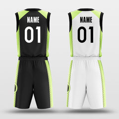 Cikers Sports Basketball Uniforms Tiger Teeth - Custom Reversible Sublimated Basketball Jersey Set