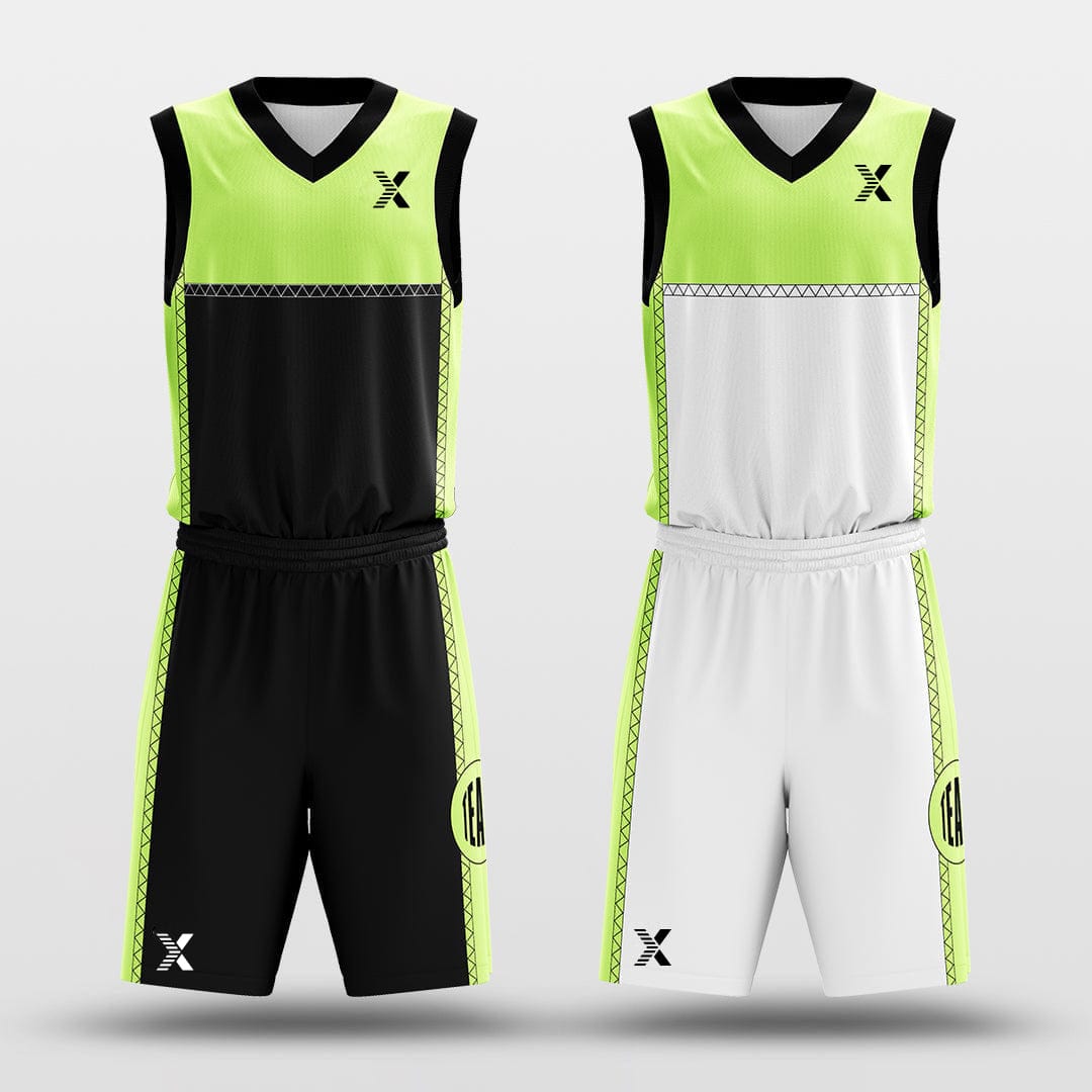 Cikers Sports Basketball Uniforms Tiger Teeth - Custom Reversible Sublimated Basketball Jersey Set