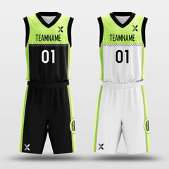 Cikers Sports Basketball Uniforms Tiger Teeth - Custom Reversible Sublimated Basketball Jersey Set