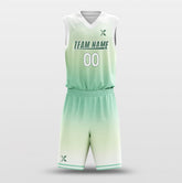 Cikers Sports Basketball Uniforms Tint green- Customized Basketball Jersey Design