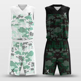 Cikers Sports Basketball Uniforms Trooper - Customized Reversible Basketball Jersey Set Design