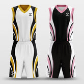 Cikers Sports Basketball Uniforms Vajra - Customized Reversible Basketball Jersey Set Design