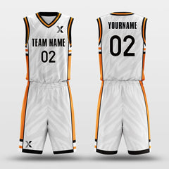 Cikers Sports Basketball Uniforms White / 2XS Constant Grain - Customized Basketball Jersey Set Sublimated