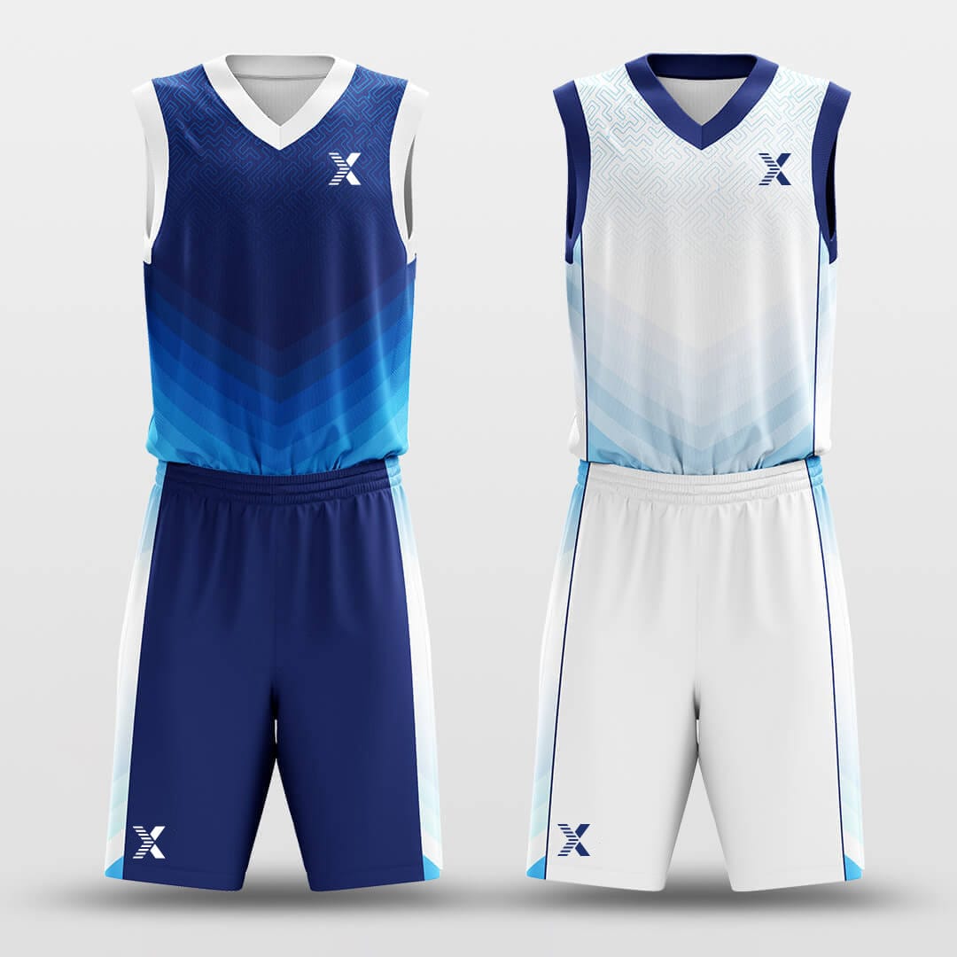 Cikers Sports Basketball Uniforms Yankees - Custom Reversible Sublimated Basketball Jersey Set