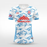 Cikers Sports Beautiful Mountains and Rivers- Custom Soccer Jersey for Men Sublimation - WS201GYUN3