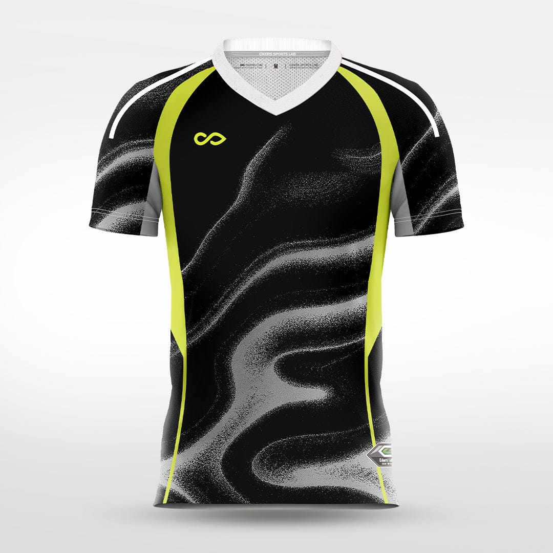 Cikers Sports black / S Colorful Frontline - Custom Soccer Jersey for Men Sublimation - WS201GCHCFX3