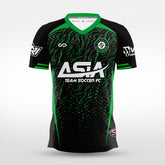 Cikers Sports black / S Ghost Flame - Custom Soccer Jersey for Men Sublimation -WS201GYUT3