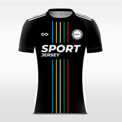Cikers Sports Black / S Rainbow Line - Custom Soccer Jersey for Men Sublimation