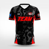 Cikers Sports black / S Red world - Custom Soccer Jersey for Men Sublimation - WS201GYVM3