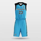 Cikers Sports Blue / S Blue Leopard - Custom Sublimated Basketball Jersey Set