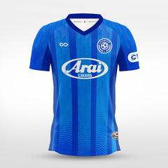 Cikers Sports blue / S Cracked Jade- Custom Soccer Jersey for Men Sublimation - WS201GYVF3