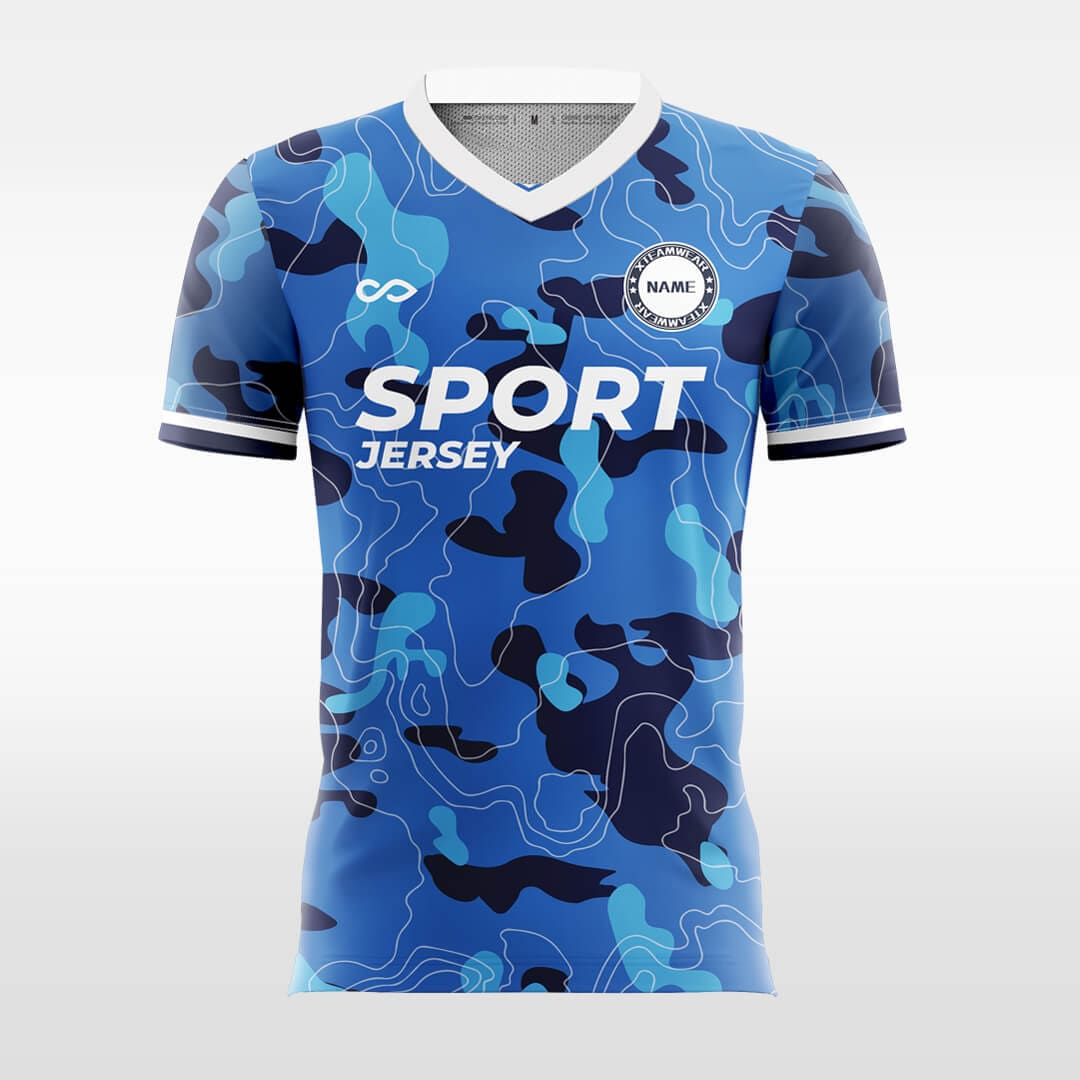 Cikers Sports Blue / S Foam - Custom Soccer Jersey for Men Sublimation FT060123S
