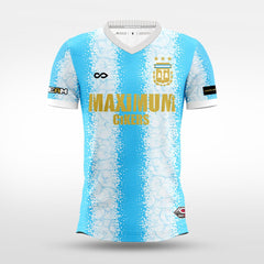 Cikers Sports blue / S Glory Emblem - Custom Soccer Jersey for Men Sublimation - WS201GYVJ3