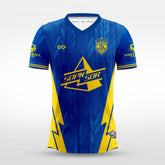 Cikers Sports blue / S Wheat Plain- Custom Soccer Jersey for Men Sublimation - WS201GYVC3